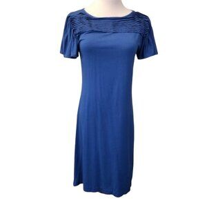 Banana Republic detailed blue dress women's size Small(S15)